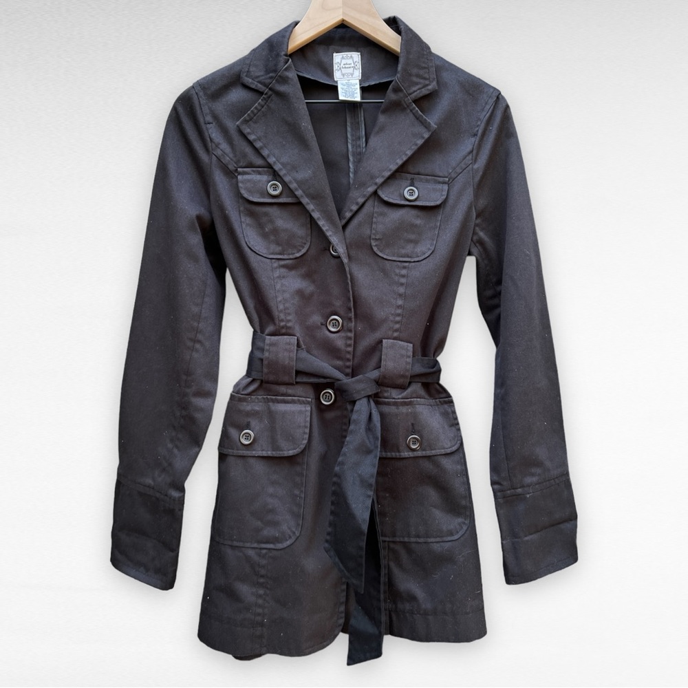 Urban Behavior Lightweight Trench Black Medium